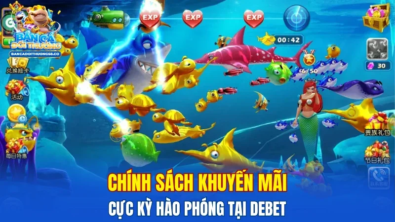 Chính sách khuyến mãi cực kỳ hào phóng tại Debet